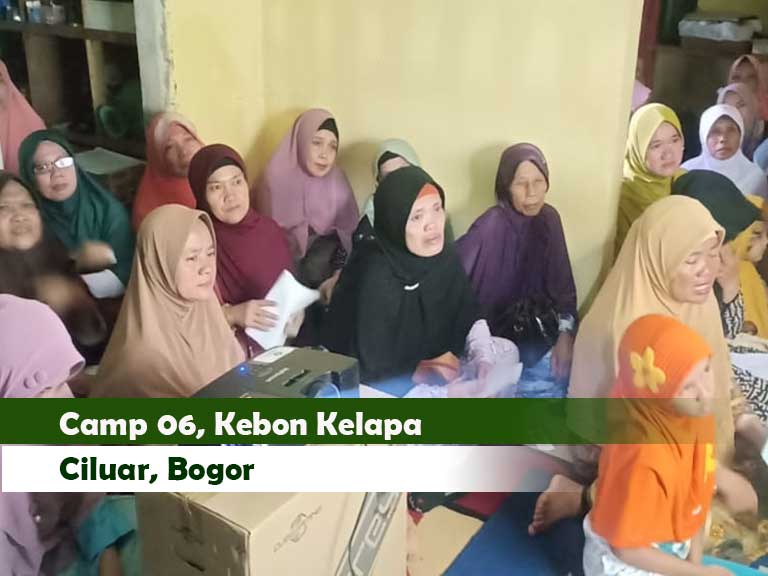 Camp Sholawat di Kebon Kelapa, Ciluar